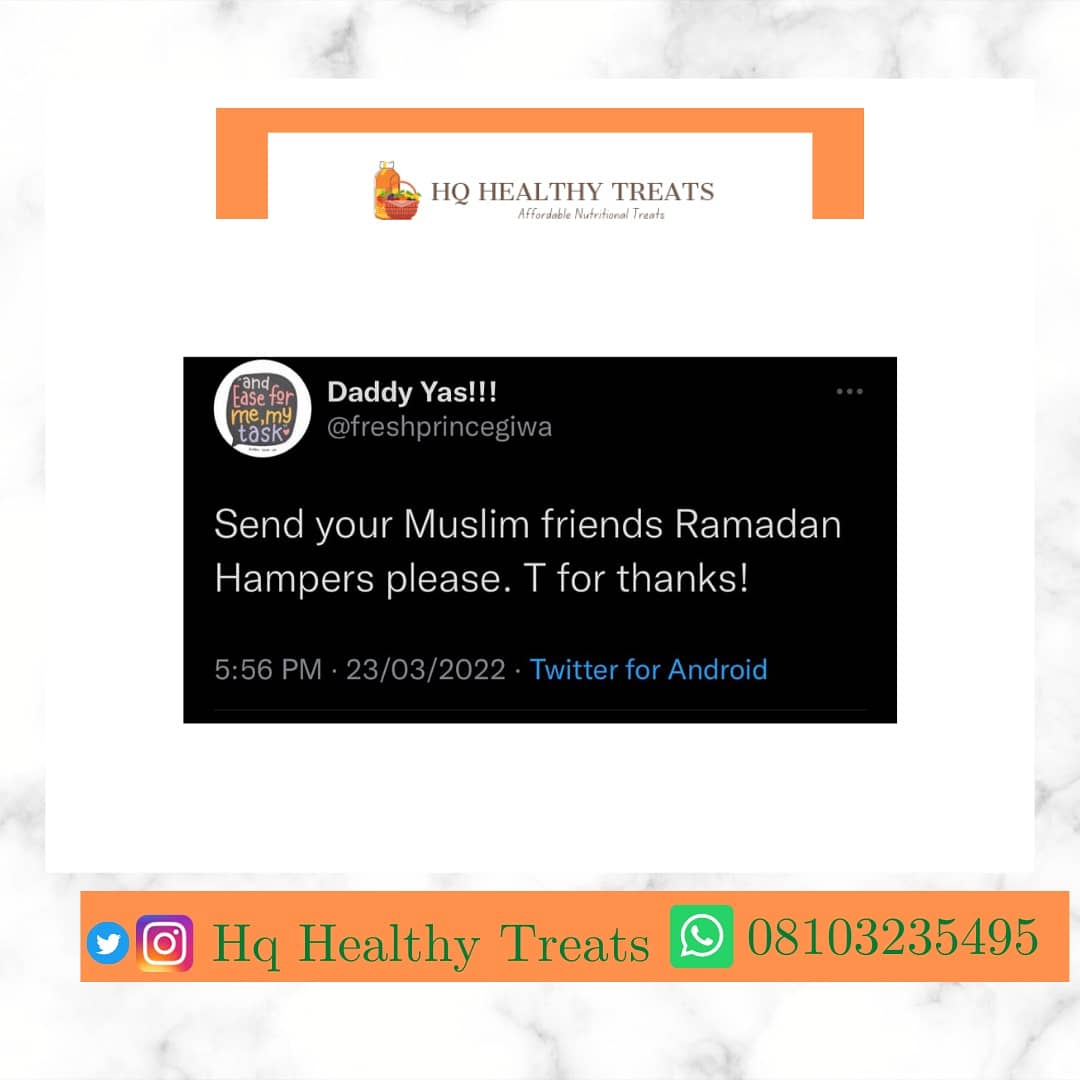 HqTreats's tweet photo. Don’t just give fruit as a gift, give it in style! Beautiful fruit hampers from @HqTreats 😊 will be sure to make your loved ones smile.

#healthylifestyle #hqhealthytreats #fruithampers #Ramadan2022 #fruits #fruitycommunity https://t.co/3gWOWbVvCZ