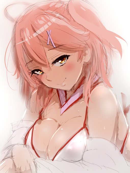 「みこもぉ…もっとエッチな目で見ても良いんだにぇ…?」

#miko_Art 