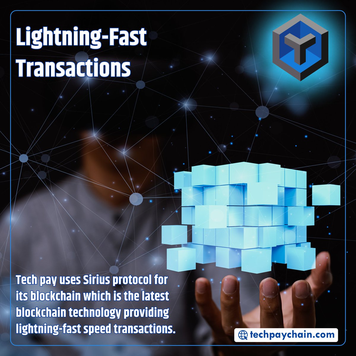 TechPay Coin (@techpay_chain) on Twitter photo Is your blockchain transactions take too much time?🤷♂️
Switch to <a href="/TechPay_Chain/">TechPay Coin</a> 🚀🚀🚀
✨ Experience the lightning-fast blockchain system.
✨ Most secured wallet transactions.
✔ Visit Us: techpaychain.com
#techpaycoin #techpay #blockchain #blockchaintechnology Is your blockchain transactions take too much time?🤷♂️
Switch to <a href="/TechPay_Chain/">TechPay Coin</a> 🚀🚀🚀
✨ Experience the lightning-fast blockchain system.
✨ Most secured wallet transactions.
✔ Visit Us: techpaychain.com
#techpaycoin #techpay #blockchain #blockchaintechnology