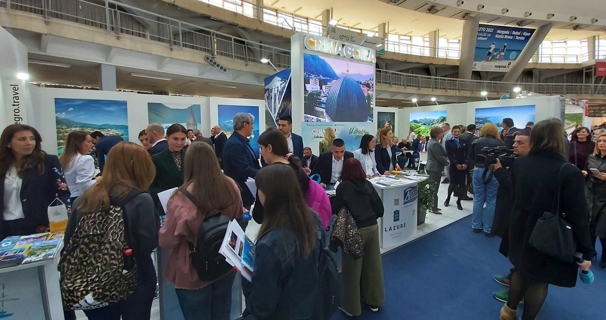 SeeMontenegro's tweet photo. Nacionalna turistička organizacija, u saradnji sa Ministarstvom ekonomskog razvoja, lokalnim turističkim organizacijama i turističkom privredom, predstavlja crnogorsku turističku ponudu na 43. Međunarodnom sajmu turizma IFT  koji se održava od 24. do 27. marta u Beogradu.🇲🇪🇷🇸⬇️ https://t.co/zK6rnCr5rI
