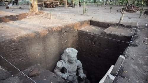 Ekskavasi dan temuan lanjutan dari candi Adan-adan yang ditemukan di Gurah, Kabupaten Kediri, Jawa Timur