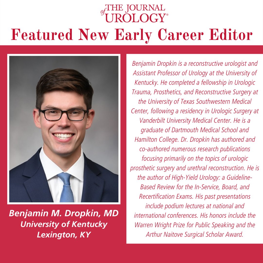 Journal of Urology on Twitter "Introducing featured 2022 Early Career