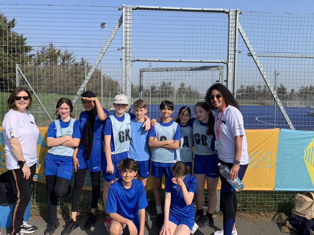 BarnetSport's tweet photo. Well done #TeamBarnet for representing us at the @LdnYouthGames Finals this week. We’re really proud of your achievements 👏, we hope you enjoyed competing. @AshmoleAcademy @GoldiesSchool @WessexGardens @HBSPhysicalEd @Mapledownschool #MartinPrimary #DeansbrookJuniors #GSJS https://t.co/7DIT4BTS0L