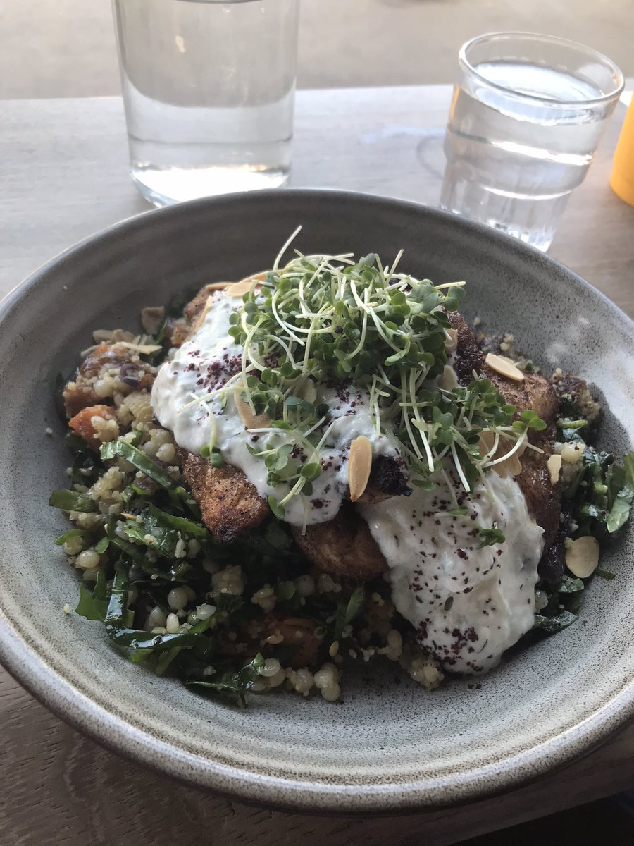 CoffeeBeanNI's tweet photo. On a day like that, General Merchants in East Belfast really hits different. The chicken salad &amp; poached eggs get #WHYBNI verified. https://t.co/yaPcXVnPDg