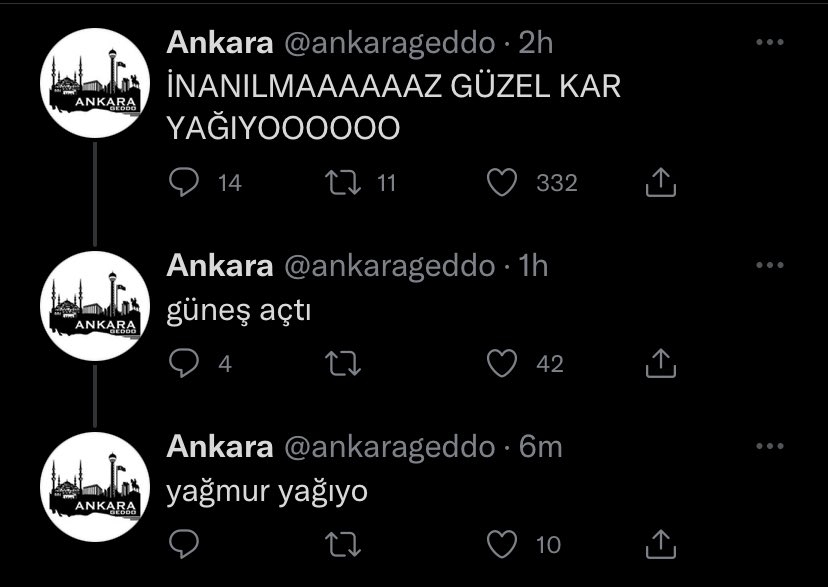 Ben ne nane var da geldim ulan bu şehre. 
#Ankara #bitmeyenkış #yazgelsinartık #angara #kargeliyor