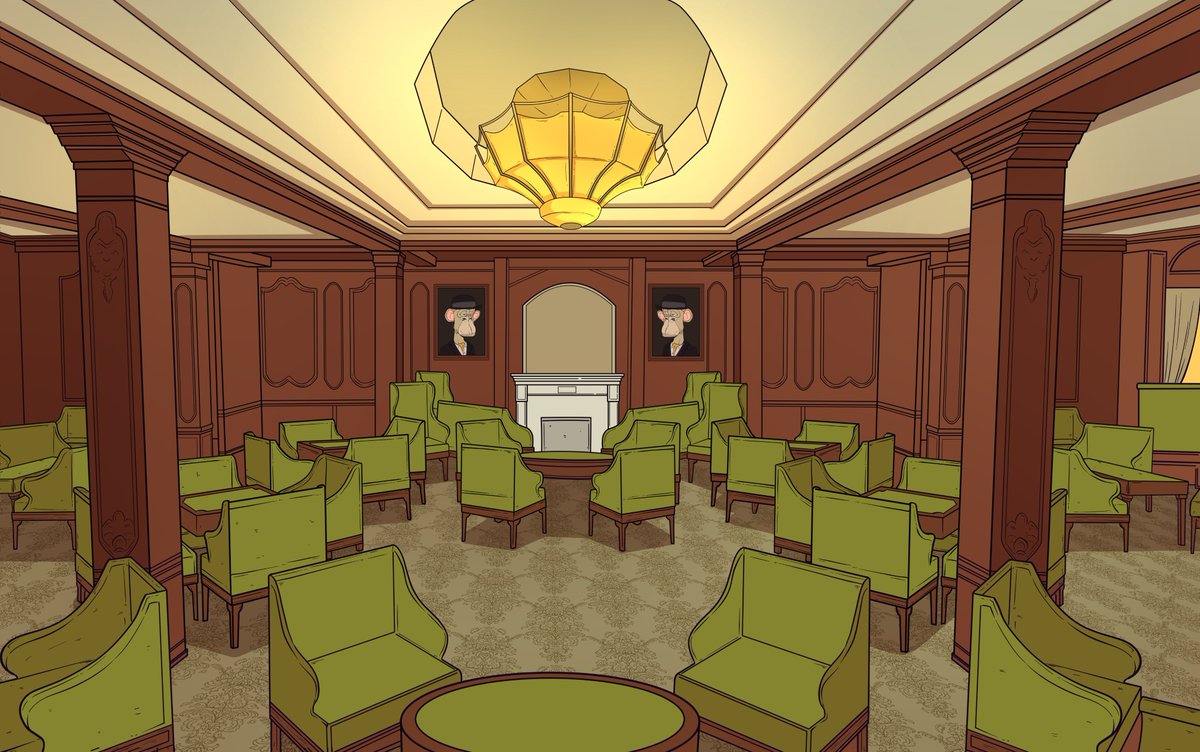 AVAC_NFT's tweet photo. Walking into the First Class Lounge, for the first time as an authentic First Class Ape will be an experience. 

You must mint a First Class Ape during the Sale in order to access this. 

#GoApeShip https://t.co/pUKLmgorHi