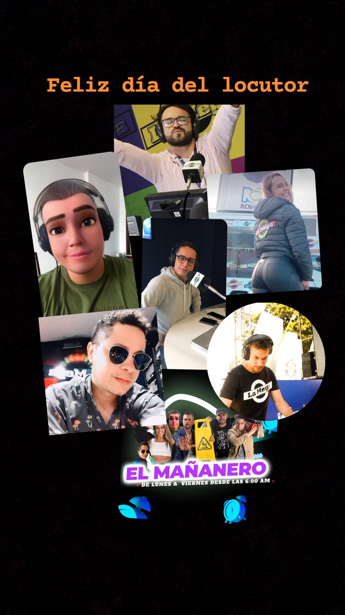 Muchachos excelente día para ustedes y gracias por esas mañanas llenas de energía que nos dan a través de la radio @CamilaPaezCh <a href="/mtwramirez/">MATEO</a> <a href="/CarlosMiraCM/">Carlos Mira Marketing Digital y Publicidad</a> Henao y @djShirry <a href="/DanielMurciaG/">DANI MURCIA</a>

 #MegaLocutores  <a href="/LaMega/">La Mega</a>