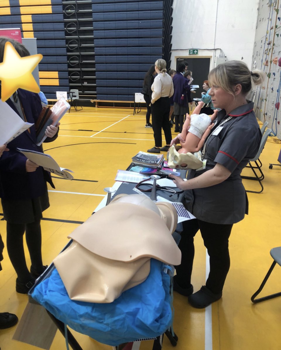 SarahParnell26's tweet photo. We had a fantastic day on Tuesday at St Edwards careers day, lots of interesting and funny questions! Great to see so much interest for futures in nursing and midwifery! Thank you to St Edwards for looking after us so well! #PEF #careerdays #futureworkforces https://t.co/yMtBxVnbhu