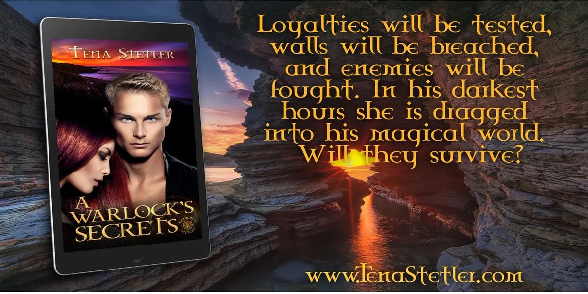 #thursdaytreat A WARLOCKS SECRETS- In his darkest hours she is dragged into his magical world. If they survive, is she strong enough to heal his heart & tame the warlock? Or will their secrets destroy them? #WRPreads #wrpbks #PNR #witches #writercommunity buff.ly/2Fvs2zq