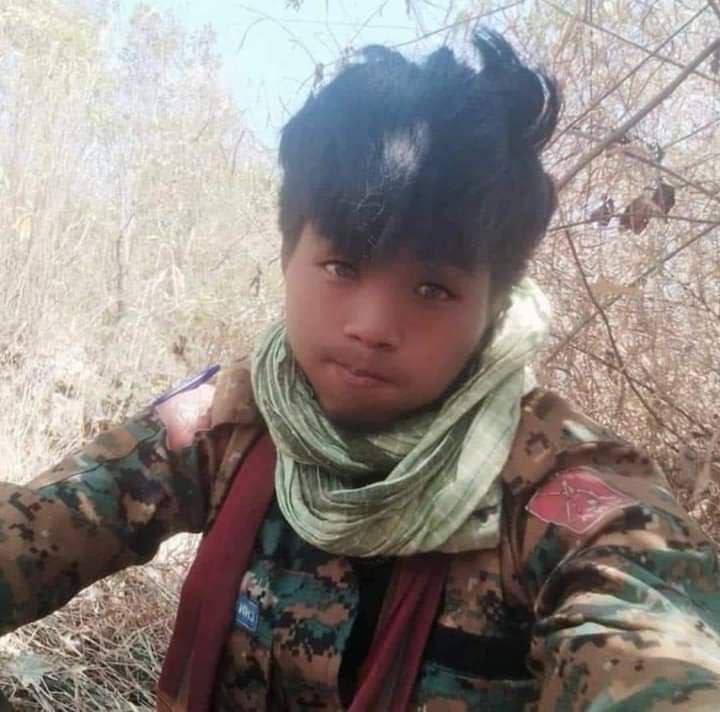 Salai Tuan Peng Lian from Chin National Army died in a battle while protecting his people &amp; fighting for democracy against ZRA (Junta’s thugs) on Mar 23. #2022Mar24Coup  #ICRC_HelpYouthActivists  #WhatsHappeningInMyanmar
