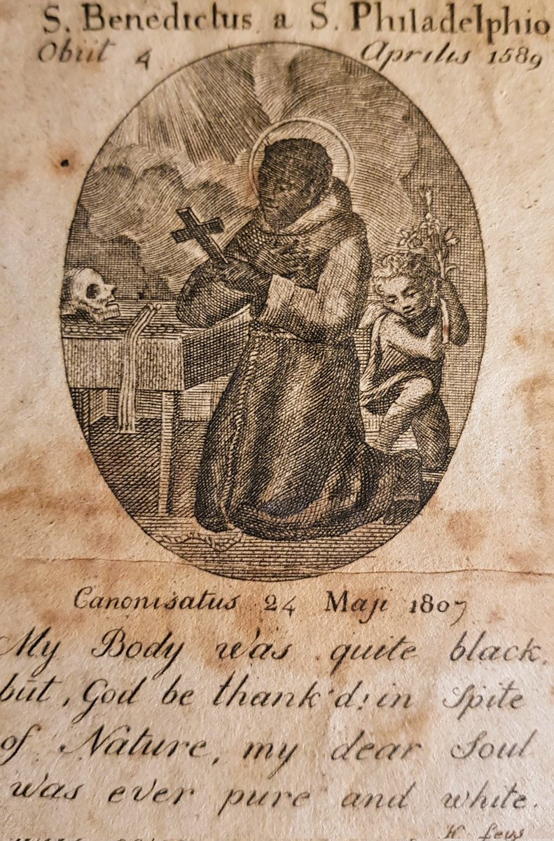 Devotionalprint's tweet image. "My body was black, but in spite of nature, my soul was pure and white"...
#prints, more specifically #Devotionalprints, are carriers of #culture and therefore indispensable for our cultural #History, even if it is a less beautiful one.
#racism
#Andachtsbilder 
@KB_Nederland