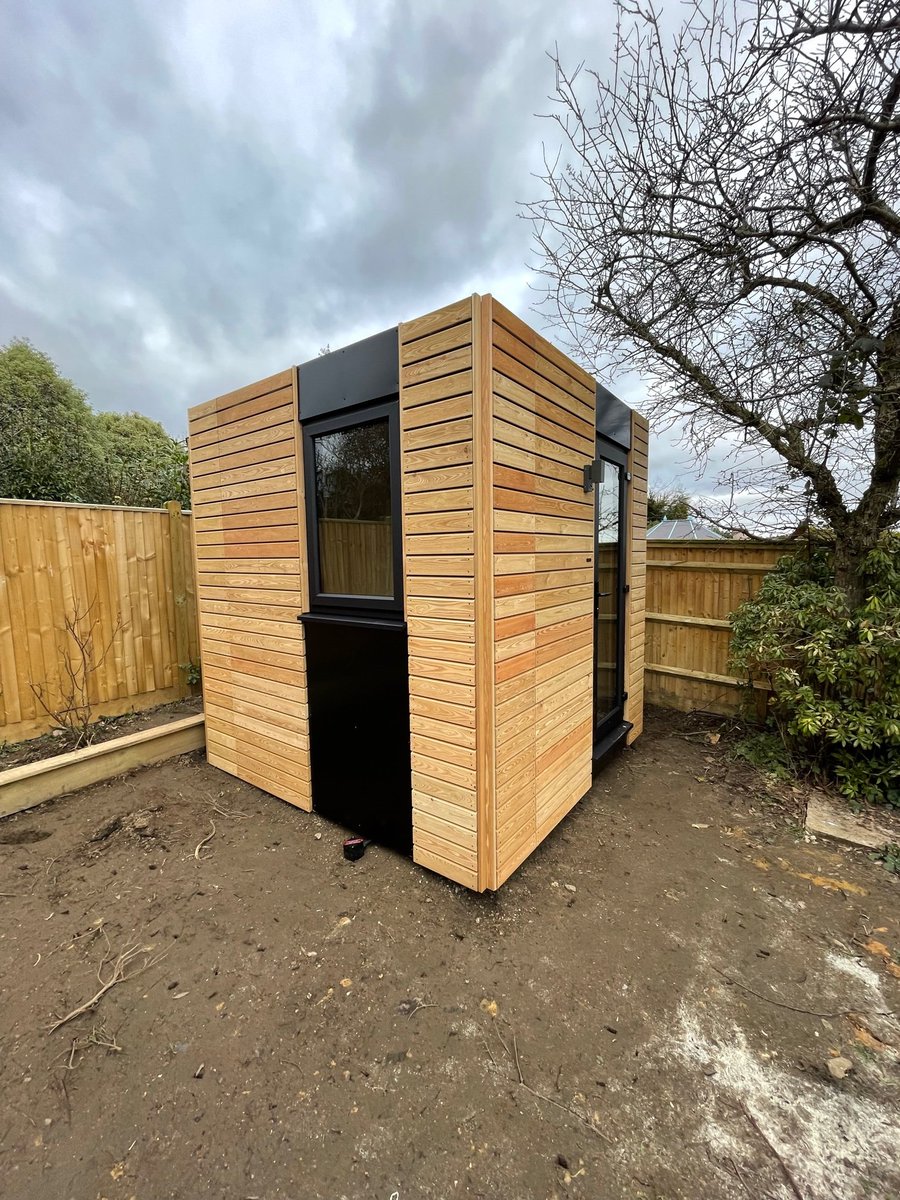 TGElectrics's tweet photo. These days that garden office space is in high demand, enquire as to how we can help supply electricity to your own project. We tailor a bespoke installation suited to your needs, lights, power, internet and heating all taken care of. #electrician #tunbridgewells #gardenoffice https://t.co/SkugF41lQ6