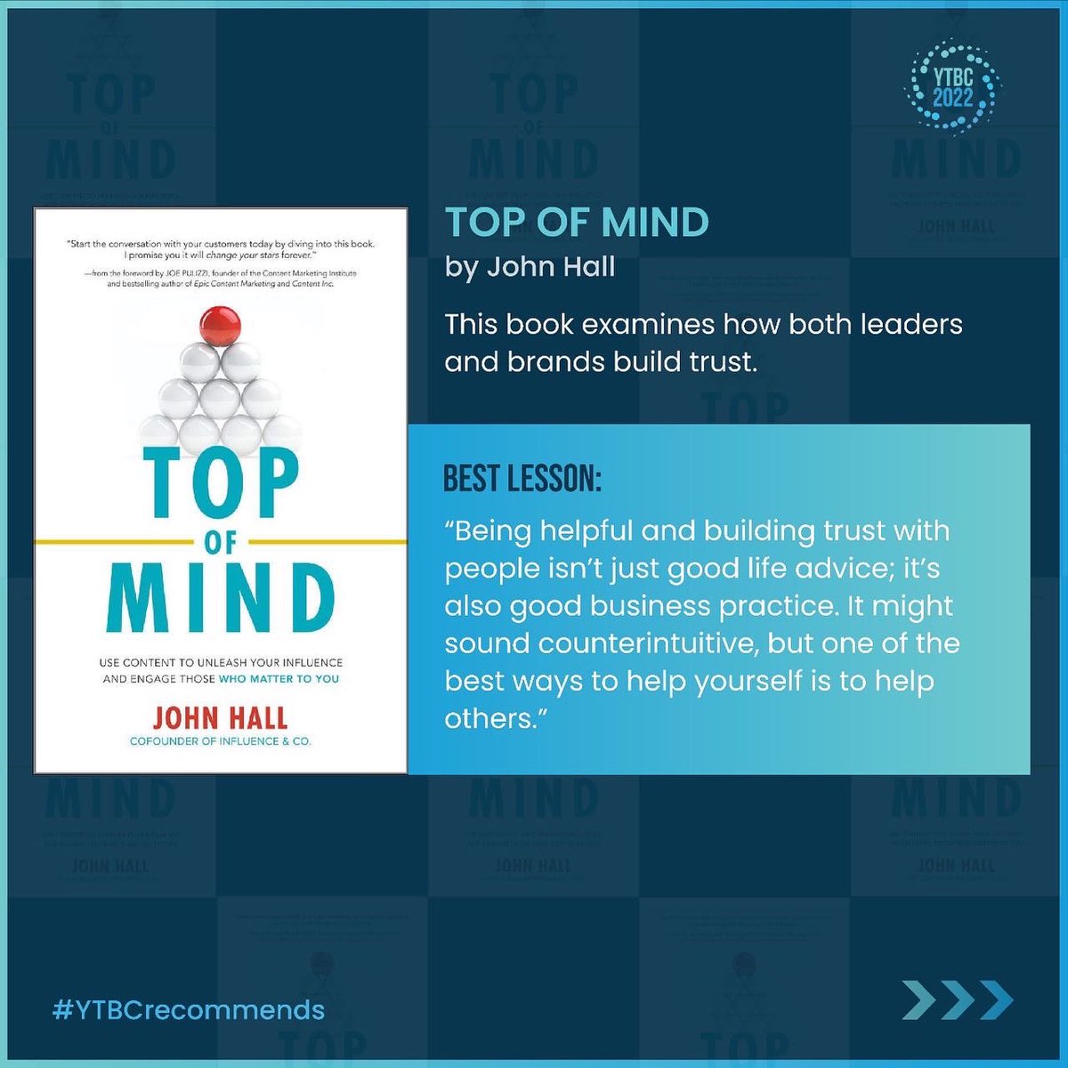 2021Ytbc's tweet photo. 4 FOR YOUR SHELF > From generating
sticky recall to facing adversity to proven success hacks to building a memorable personal brand to spotting your entrepreneurial streak, these 4 best-sellers bring the best out of you. Which one is your favourite? #ytbc #businessbooklessons https://t.co/4A5XPqksID