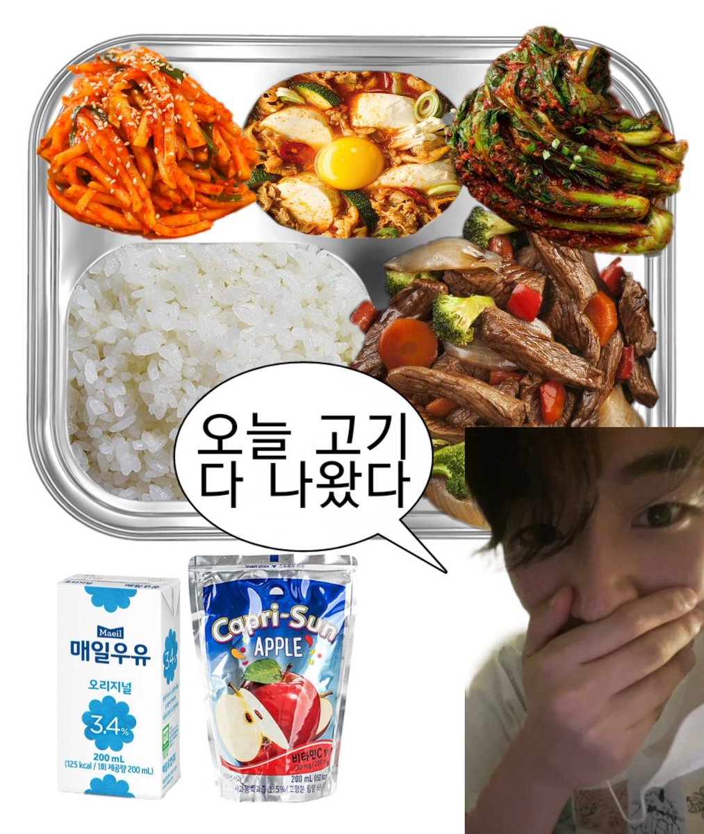 220325 석식 (D-624)

밥🍚
순두부찌개
쇠고기야채볶음
무생채
갓김치

+후식
우유🥛
카프리썬 사과🍎

#박서함 #ParkSeoHam