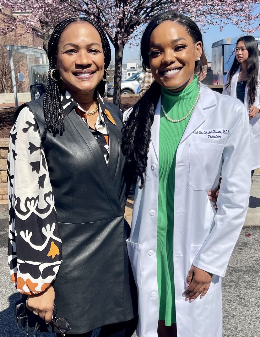 My great-grandmother only had a 3rd grade education.

My grandmother died at the age of 39 after having a massive heart attack.

My mom, as a single mother, got her Masters &amp; PhD in my lifetime.

&amp; today, I am a Stanford Pediatric resident. 

I am my ancestors wildest dreams🥺