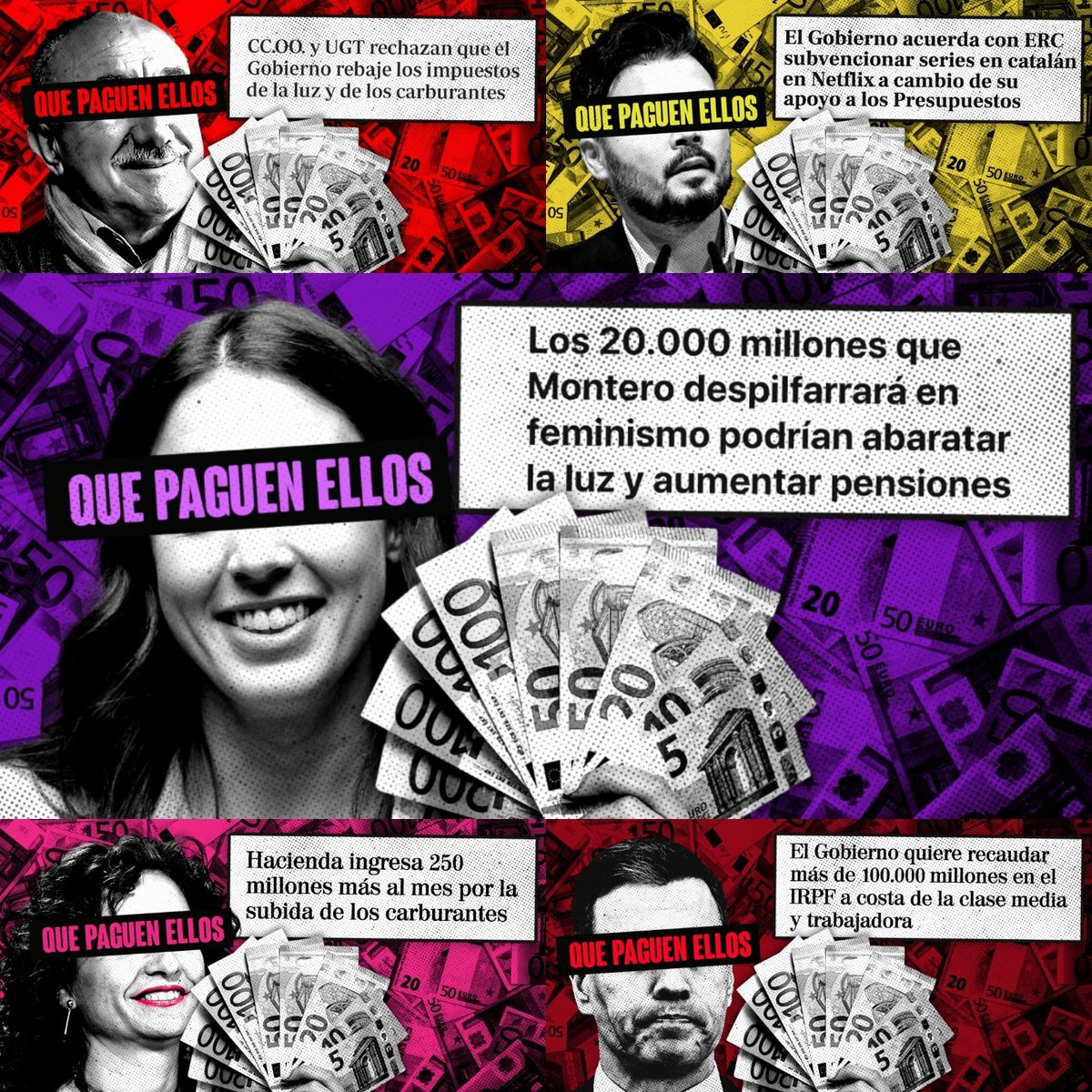 AnAngelinSpain's tweet photo. @ierrejon Que la paguen los políticos. https://t.co/YFIPqqE25X