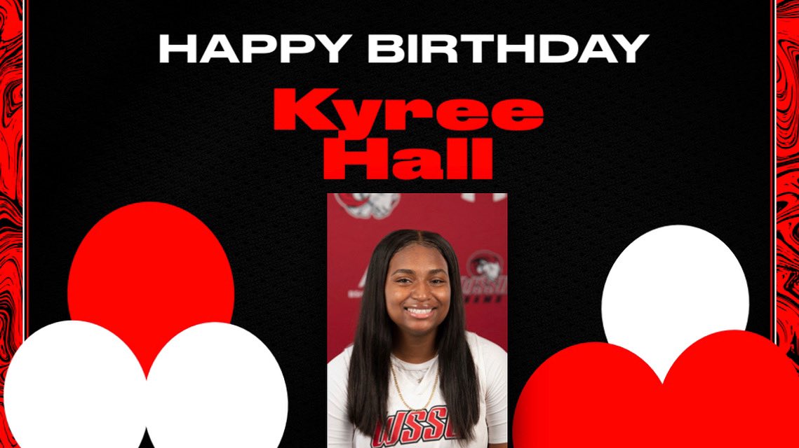 wssuwhoops's tweet photo. Happy birthday to very own, #24 Kyree Hall !!! Enjoy your special day🎂🎉 https://t.co/mOnPWjlO4d