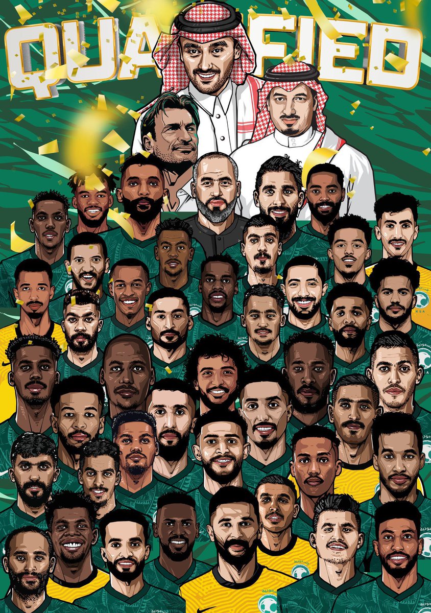 walidfayed's tweet photo. الف مبروك تأهل المنتخب السعودي الغالي إلي كأس العالم 🇸🇦
#الصقور_الخضر #المنتخب_السعودي #المونديال https://t.co/3XG7hix15R