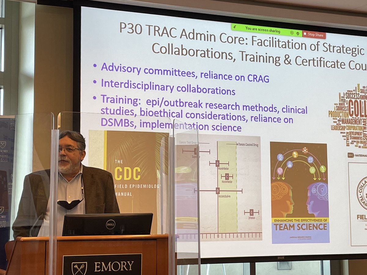 Very excited to hear <a href="/KGCastro1/">Kenneth G. Castro, MD, FIDSA</a>, @RengarajanLab, and <a href="/neelrgandhi/">Neel Gandhi</a> articulate their vision for the <a href="/Emory_TB_Center/">Emory/Georgia TB Research Advancement Center-TRAC</a> and <a href="/NIH/">NIH</a> funded TB Research Advancement Center.