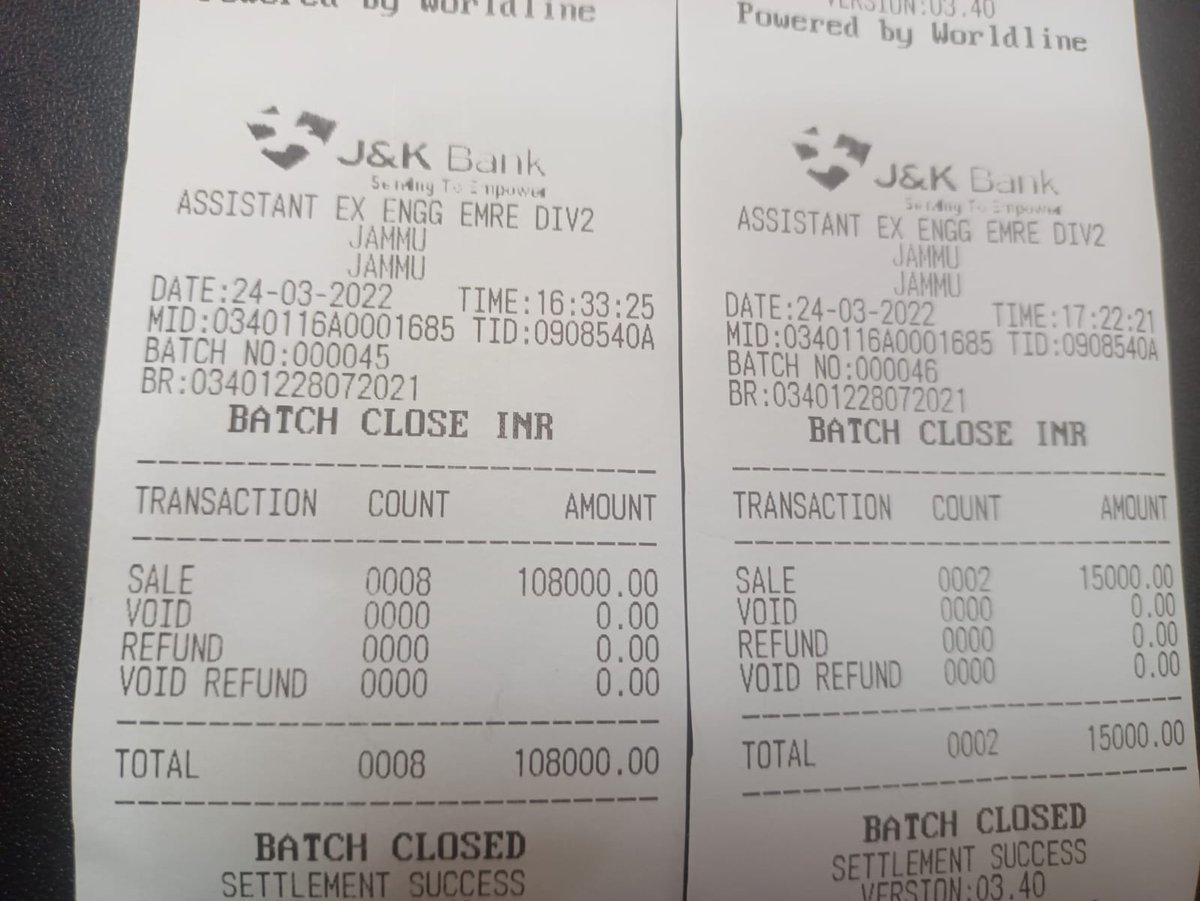 JPDCLofficial's tweet photo. We have intensified disconnection drives to recover pending Electricity arrears &amp; request our Consumers to deposit the same to avoid disconnections. It can be done thru POS on spot. FYI, Our Sub Div-II, Shastrinagar collected Rs 13.05 Lacs in the m/o Mar
@ShivAnantTayal @diprjk https://t.co/z0qb06ACbm