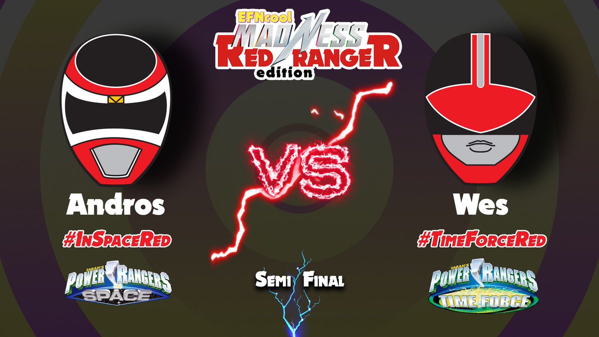 EFNcool's tweet photo. The #FinalFour of #EFNcoolMadness is now open. You’ve got 48 hours to vote!
Reply with the hashtag of who you’re voting for!
#TimeForceRed
Or
#InSpaceRed
1 vote per Twitter name, doubles or voting for both voids your vote
Results -> https://t.co/xRWtNVP6c1 https://t.co/fh2JGeII3N