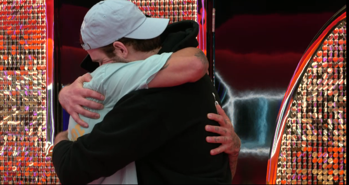 BBLiveUpdaters's tweet photo. #BBCAN10 
Love him or hate him #BBCAN #KyleMoore did provide for an amazing week of feeds while he was HOH. 
Here is when he realized his best friend, Gino was sending him home. https://t.co/1HTmmDAmZT