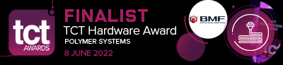 BMF has been named a finalist for the 2022 TCT Hardware Award for our microArch S230 3D printer!

Learn more about the S230: ow.ly/ksgx50IqGIm

#3dprintingawards #awardfinalists #polymersystems