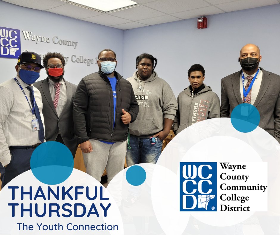 TYCDetroit's tweet photo. Todayโs #ThankfulThursday is Wayne County Community College District (WCCCD)! Thank you to the WCCCD staff at the RTC for speaking life into some of our TYCCA WIOA youth! #wcccd #wioa #tycdetroit #speakers https://t.co/GLN8RXDWu8