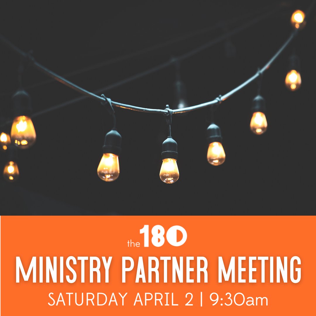 The180_Church's tweet photo. Are you a ministry partner? Make sure to save the date &amp; time in your calendar and commit to coming to this important quarterly family meeting.⁠
⁠
If you are interested in ministry partnership, check out details here: https://t.co/3FRfa1uroU https://t.co/kaFONM8MeL