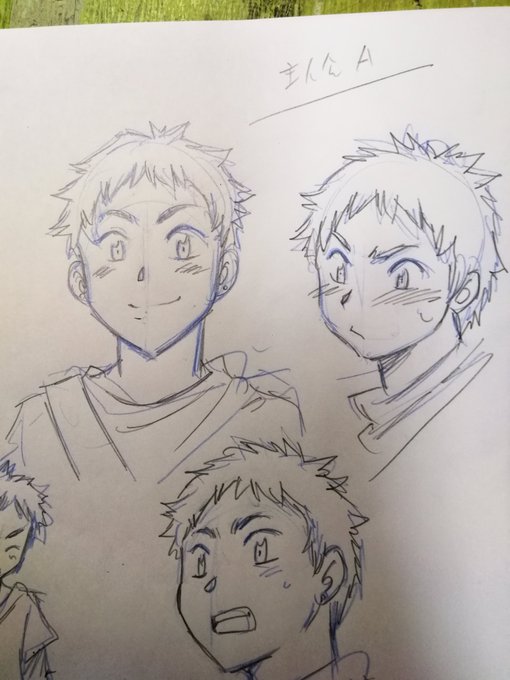 新コミカライズ連載用のキャラ作りしてます。多分主人公が一番難しい。 