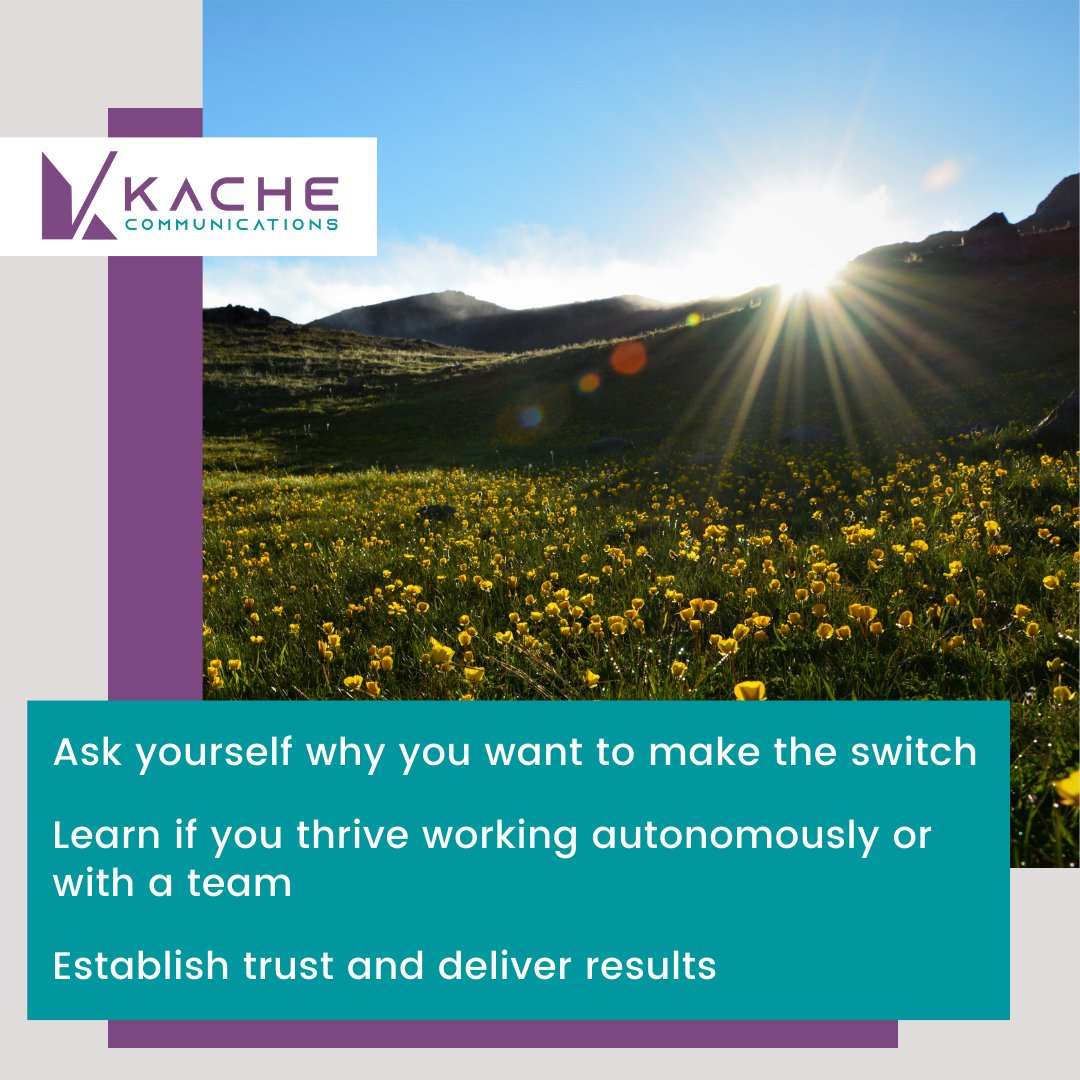 kachecomms's tweet photo. The beginning of Spring signals change, growth and progress. And as The Great Resignation rolls on, you may be considering a change in your career or starting your own company--like I did. If you are, consider the following. https://t.co/bVThozNZkq