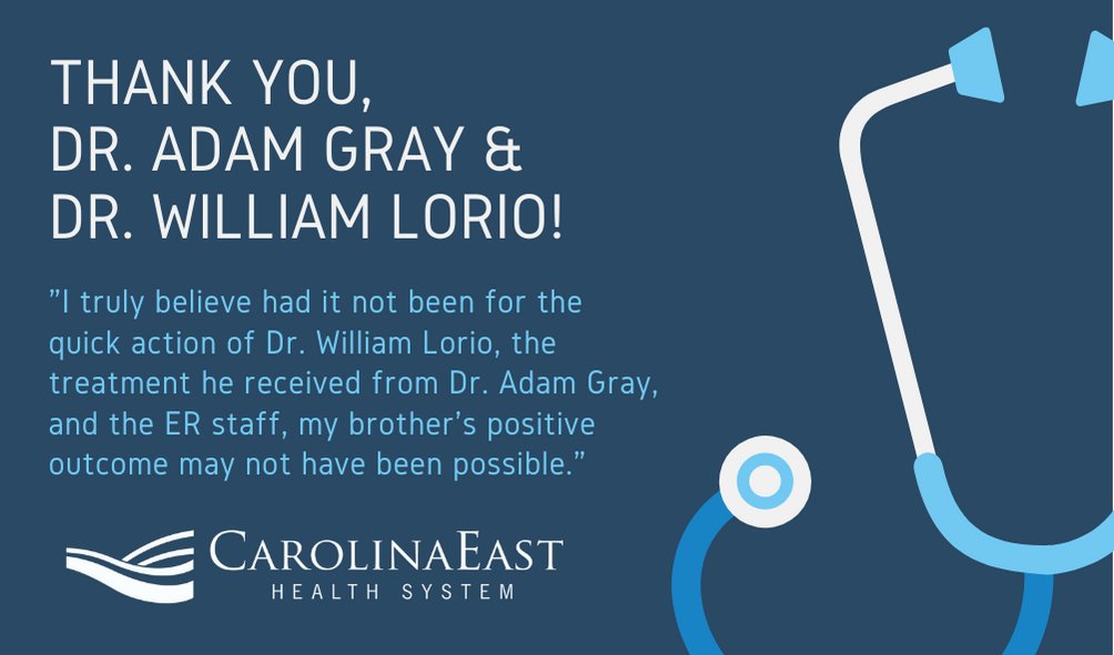 National Doctors' Day is March 30th! Each year, the CarolinaEast Foundation celebrates Doctors' Day by honoring our dedicated physicians. Please join us by celebrating our physicians with a note and donation to the CarolinaEast Foundation! Learn more at ow.ly/RboZ50IqH5C.