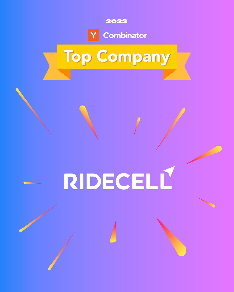 ridecell's tweet photo. Have you heard the news? #Ridecell was named by @ycombinator as a top company in 2022!  Big congratulations to our talented and hard-working team for making this possible, and congratulations to the other deserving companies who made the list! https://t.co/Fst7S9yNIE https://t.co/bgFNCOYuGv