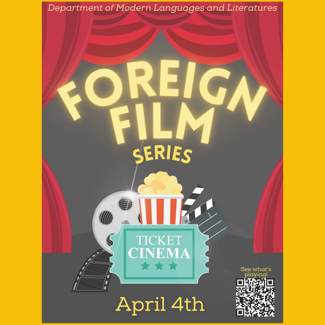 UMWMDLL's tweet photo. Mark your calendars! 
Our Foreign Film Series is returning on April 4th. 
Check out our website for dates and titles!
https://t.co/b3nDlzljm3 https://t.co/ct6rrroDel