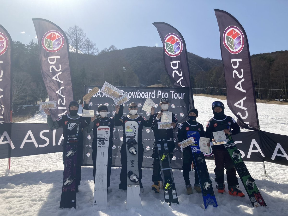 PSAASIA's tweet photo. 『SPRING RACE 2022 in Fujimi Panorama』
2022.3.24
アルパイン・デュアルスラローム
表彰式🥇🥈🥉
男子winner🏆 HIRABAYASHI Ryuto
#🏂 #スノーボード #スノボ#snowboarder #snowboarding #alpinesnowboard #アルペンスノーボード #psaasia #jsba
#富士見パノラマ #富士見パノラマリゾート https://t.co/0s2imrZyWu