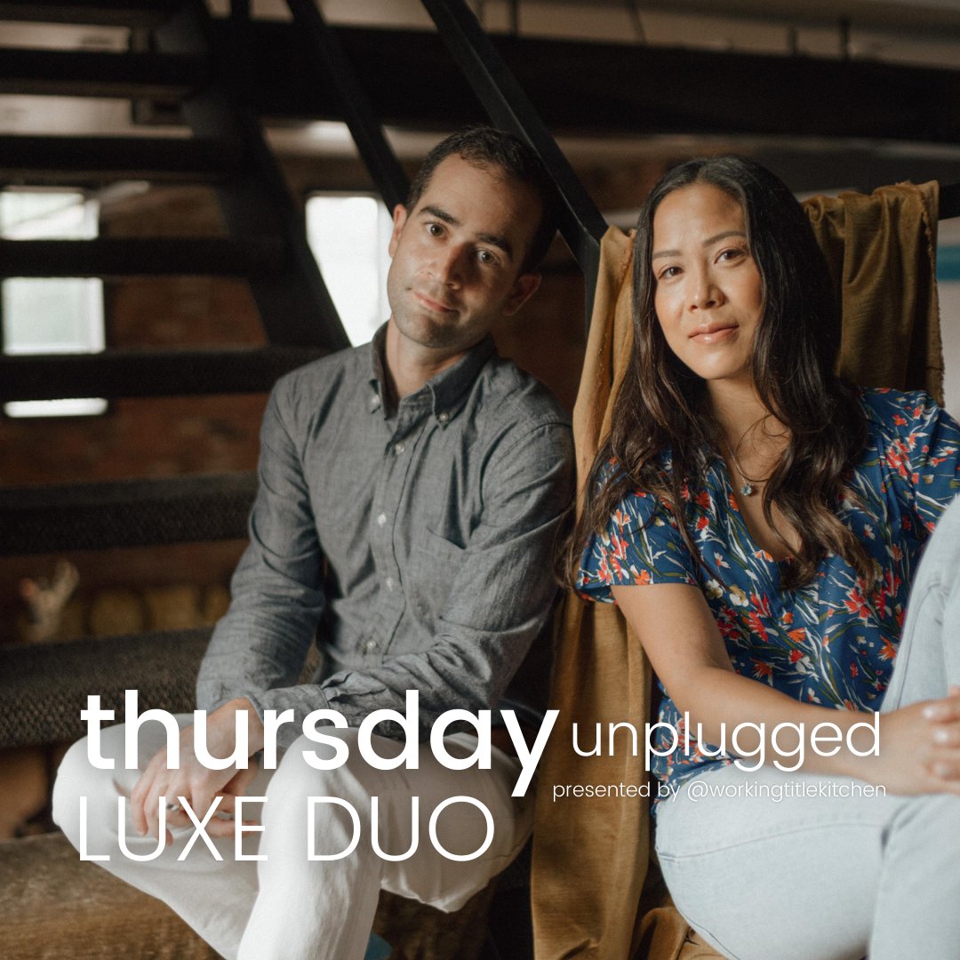 Luxe Duo is playing tonight and we cannot be more excited to welcome them to Manifesto! Join us tonight from 7-10.