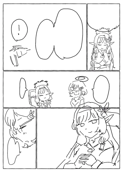 このような漫画の下書きだけ溜まっています 