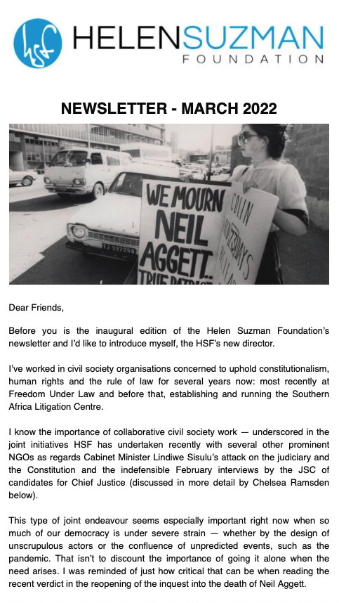 Hsf Christmas Tour 2022 Helen Suzman Foundation On Twitter: "Hsf Newsletter - March 2022 The Hsf Is  Thrilled To Present Our First Ever Newsletter! The Full Newsletter Can Be  Read On Our Website Here - Https://T.co/Wl18Ju1Tkq