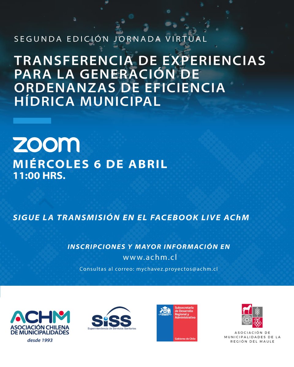 Segunda jornada de transferencias de experiencias para la generación de Ordenanzas de eficiencia hidrica, 👌👌