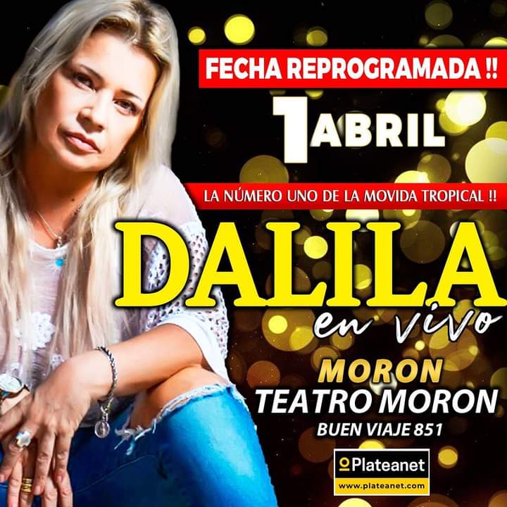 pasiondalilera's tweet photo. @DALILA_REINA vuelve al #TeatroMirón de Bs As y con 2 funciones terribles:
🔴Viernes 01 de Abril.
🔴Domingo 10 de Abril.
Entradas en https://t.co/i7mlLV0EOV o en boleterías del teatro. https://t.co/EKgldDMLdI https://t.co/7mSp7t4BH5