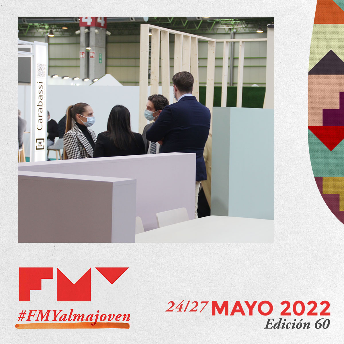 👉La presidenta y el director de la #FMY, Remedios Lajara y Juan Miguel Zornoza, visitan hoy a las cerca de 40 firmas de Yecla que exponen en la Feria del Mueble Zaragoza.