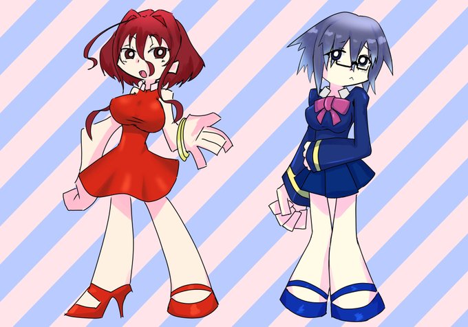 たまに全年齢も描きます
デフォルメうちのこ 夏緋さん&沙雪ちゃん 