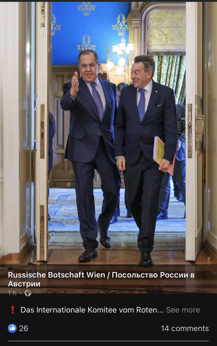 tanjamaier17's tweet photo. Shame on @ICRC what were they thinking with this photo op with Lavrov in Moscow listening to Russia promise to “take care of civilians” in Ukraine. 

An elderly refugee from Chernihiv told me today he saw Russians shooting at civilians. Ample evidence of this from Ukraine. Shame! https://t.co/Wzt2311ID5