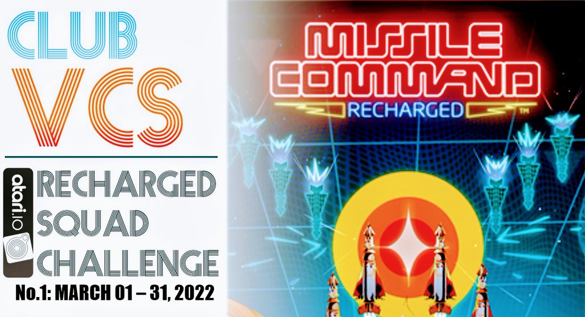 ClubVCS1's tweet photo. PSA: Just 5 more days for the first Recharged Squad Challenge at ClubVCS!
#MissileCommandRecharged is a tough game for sure! How long can you defend your cities from the incoming barrage of neon death!?
https://t.co/jPgxFj35Zm
#atari #playataritoday https://t.co/o1PSNnEwk3