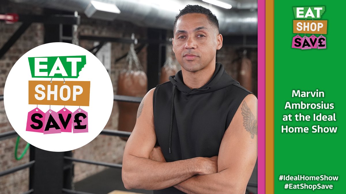 eat_shop_save's tweet photo. On Stage at 2:30pm is @MarvinAmbrosius! β°
Come down to the main stage at the @ideal_home_show for some fantastic fitness tips! πͺ
#EatShopSave #IdealHomeShow https://t.co/Y7V8kqfr0r
