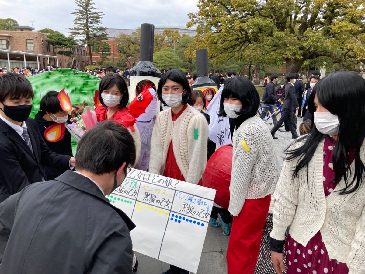京都大学の卒業式で 黒髪の乙女 に会った 森見登美彦的世界観 偽電気ブランを一緒に飲みたい 2ページ目 Togetter