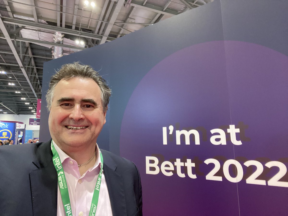 carte1s's tweet photo. Exciting to be back at #Bett2022 - the leading #edtech show in Europe - and it’s great to see so many educationalists in person again #RMatBett https://t.co/X89PlHcPmL