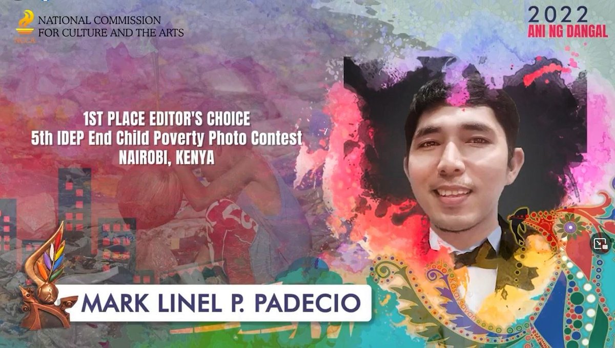 marklinelp's tweet photo. Thank you so much @IIECP 
Because on your  advocacy and to my intention of creating awareness by joining your prestigious 5th IDEP Photo Contest landed me to become the recipient of this year's "Ani ng Dangal Award 2022"

Thank you to Dear Fred, Stacy and to all  IDEP Family! https://t.co/xufJcKrKUU