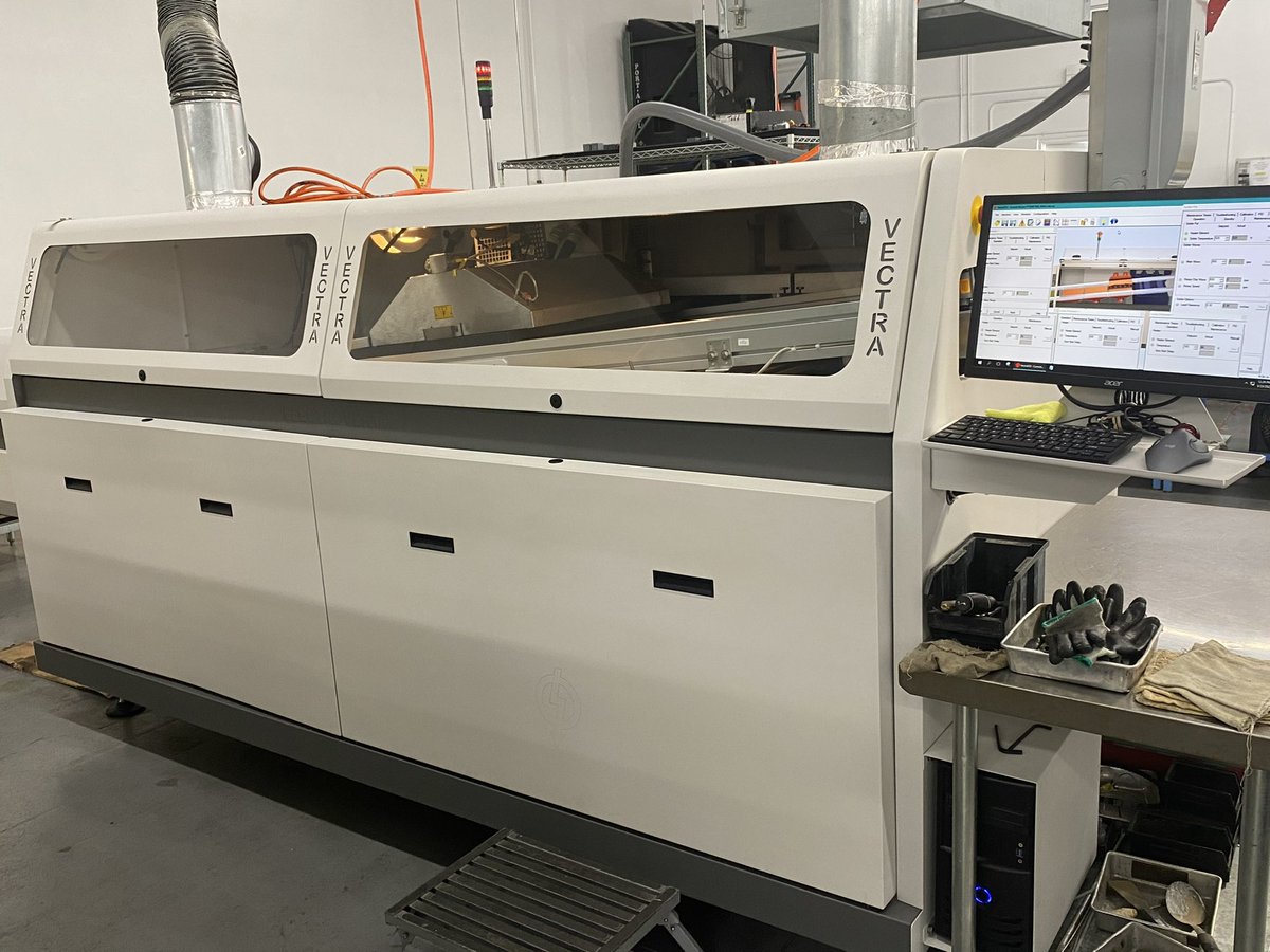 alpine4holdings's tweet photo. $ALPP A4 sub, QCA in Silicon Valley, proudly continues its investment ($400k) into cutting edge equipment. This new wave solder and X-ray machine will be used to fulfill orders for our EV clients. QCA’s state of the art equipment continues to win new clients and drive growth. https://t.co/23Ljua4nLE