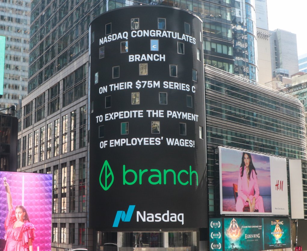 Thank you, @nasdaq for celebrating our exciting news and the power of #instantpayments in Times Square!
